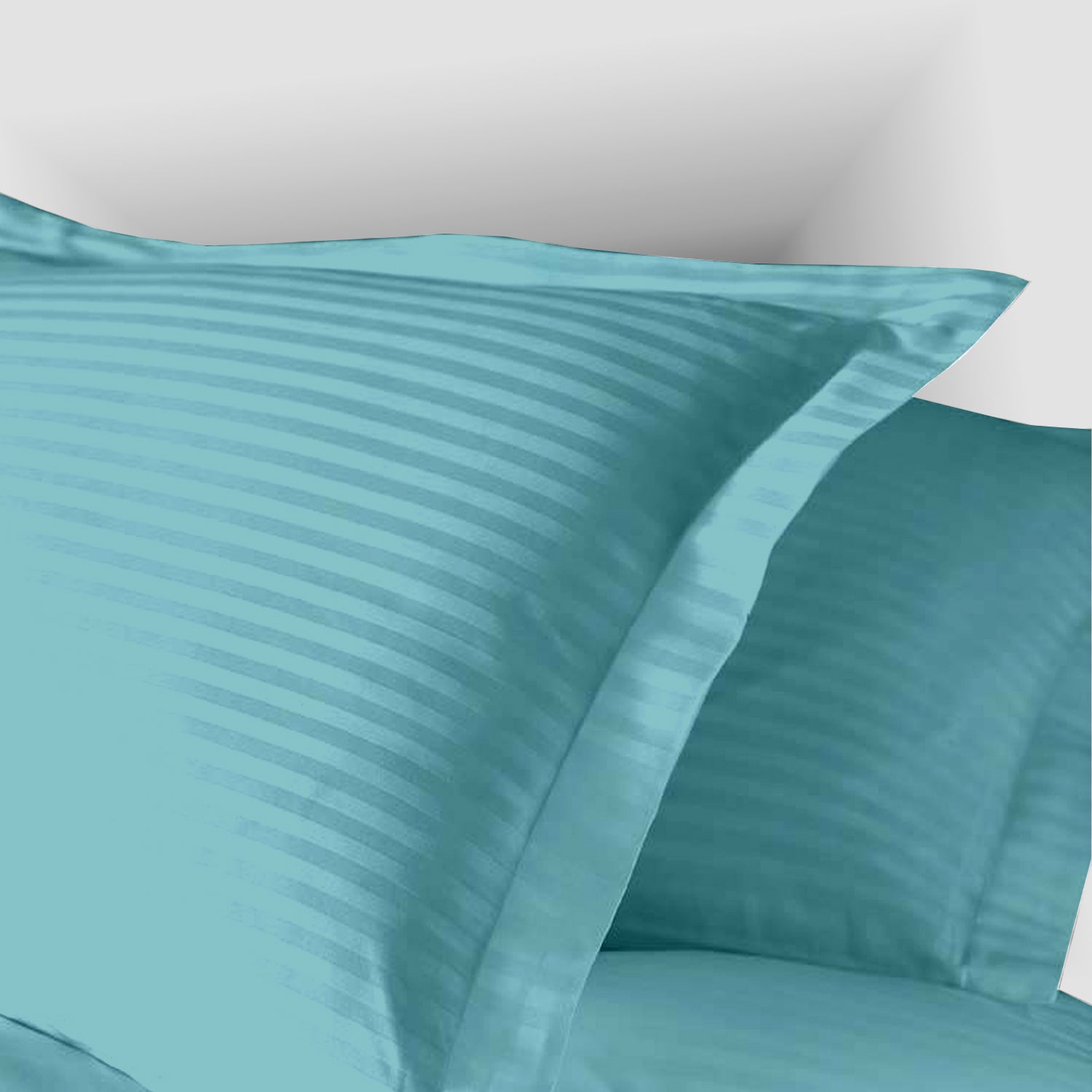 FAȚĂ PERNĂ DAMASC 100% BUMBAC - TURCOAZ